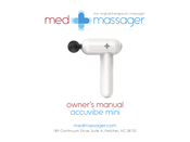 MedMassager accuvibe mini Owner's Manual