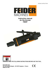 Feider Machines FMDP Instruction Manual