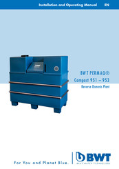 BWT PERMAQ Compact 951 Installation And Operating Manual