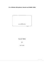 SocialTalkie E1 User Manual