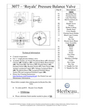 Herbeau Royale 3077-R Quick Start Manual