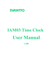 SVANTTO IAM03 User Manual
