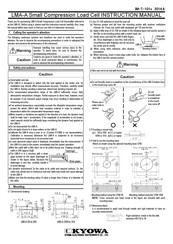 Kyowa LMA-A Instruction Manual