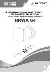 Airtecnic HRWA 64 User Manual