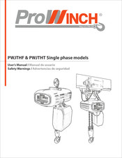 Prowinch PWJTHT User Manual