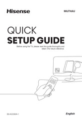Hisense 98U7HAU Quick Start Manual