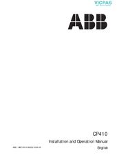 ABB CP410M Installation And Operation Manual