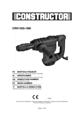 Constructor CRH1300-18M Original Instructions Manual