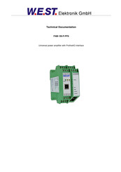 W.E.S.T. Elektronik PAM-199-P-PFN Technical Documentation Manual