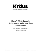 Kraus Elavo KCU-272 Installation Manual