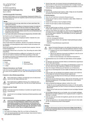 Sygonix 2483186 Operating Instructions Manual