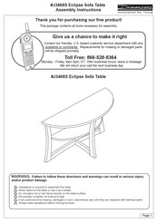 Μ-Dimension Eclipse J3468S Assembly Instructions