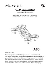 Marvelent LA VEHICLE land&air A90 Instructions For Use Manual
