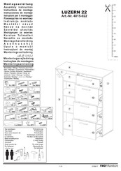 FMD Furniture LUZERN 22 4015-022 Assembly Instruction Manual
