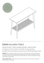 ROOM LIFE SVEIN Manual