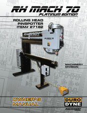 Duro Dyne RH MACH 70 PLATINUM EDITION Owner's Manual