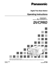 Panasonic DVCPRO AJ-BS901EN Operating Instructions Manual