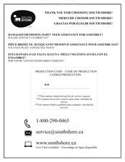 South Shore 3471 Assembly Instructions Manual