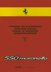Ferrari 550 maranello Workshop Manual