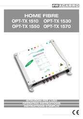 Fracarro HOME FIBRE OPT-TX 1570 Operating Instructions Manual