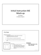 Initial ME Mock-up Instructions Manual