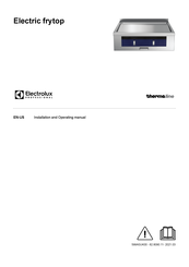 Electrolux Professional 588058 Installation And Operating Manual