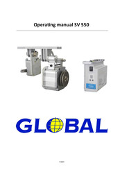 Global SV 550 Operating Manual