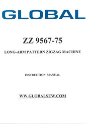 Global ZZ 9567-75 Instruction Manual