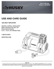 Husky 000-000 Use And Care Manual
