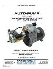 KUSSMAUL AUTO-PUMP 091-9B-4-AD Instruction Manual