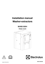 Electrolux WHB5 500H Installation Manual