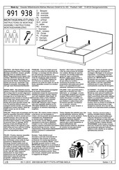 Oeseder Möbelindustrie 991 938 Assembly Instructions Manual