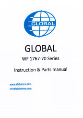 Global WF 1767-70 Series Instruction & Parts Manual