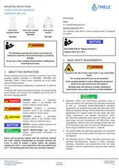 Thiele TWN 0861 Mounting Instructions