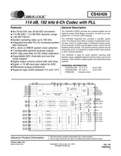 Cirrus Logic CS42426 Manual