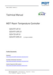 MDT KNX SCN-RT1UPE.01 Technical Manual