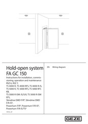 GEZE FA GC 150 Instructions For Installation Manual
