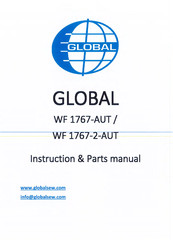 Global WF 1767-AUT Instruction & Parts Manual