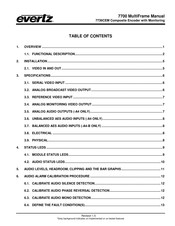 evertz 7700 Series Manual