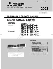 Mitsubishi Electric PKFY-P63VFM-A2 Technical & Service Manual