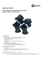iOptron HEM44 Series Quick Start Manual