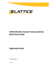 Lattice Semiconductor iCE40 UltraLite Quick Start Manual