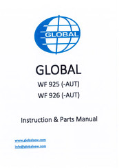 Global WF-926 Instruction & Parts Manual