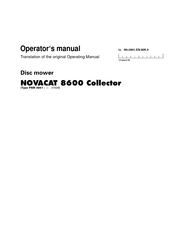 Pottinger NOVACAT 8600 Operator's Manual