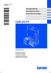 Lenze E82ZAFCC210 Mounting Instructions