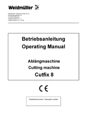 Weidmüller Cutfix Operating Manual