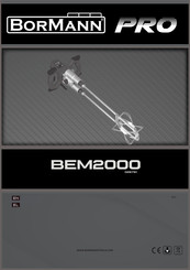BorMann PRO BEM2000 Owner's Manual