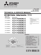 Mitsubishi Electric PLFY-P08NEMU-E Technical & Service Manual