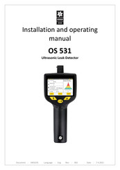 Omega OS 531 Installation And Operating Manual