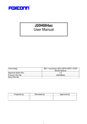 Foxconn J20H084ac User Manual